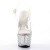 Pleaser - STARDANCE708 Sandaal met enkelband, Paaldans schoenen - Paaldans schoenen - Transparant Product image